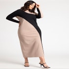 Colorblocked Ponte Dress image number null