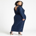 Open Back Sequin Dress image number null