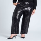 Fitted Sequin Pant image number null