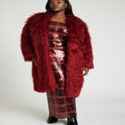 Oversized Fur Coat image number null