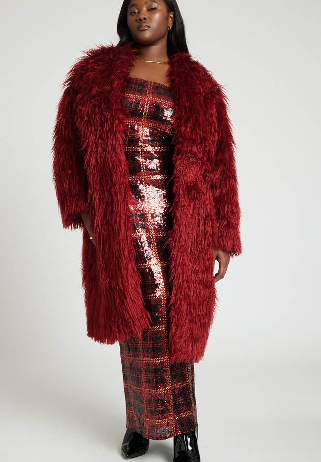 Oversized Fur Coat image number 2