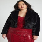 Fur Crop Jacket image number null