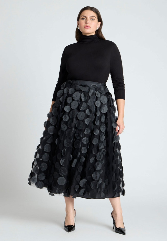 Dimensional Dot Full Skirt image number null