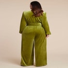 Velvet Wide Leg Jumpsuit image number null