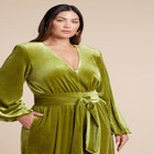 Velvet Wide Leg Jumpsuit image number null