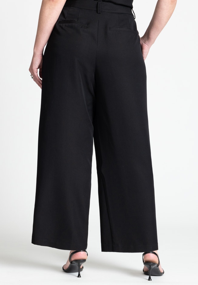 Crystal Button Straight Leg Pant image number 3
