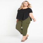 Scoop Neck Tee With Open Sides image number null