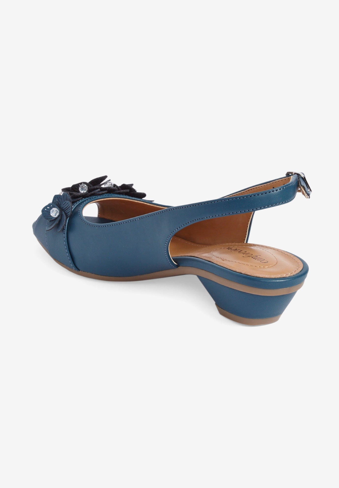 The Rider Leather-Like Slingback image number 1