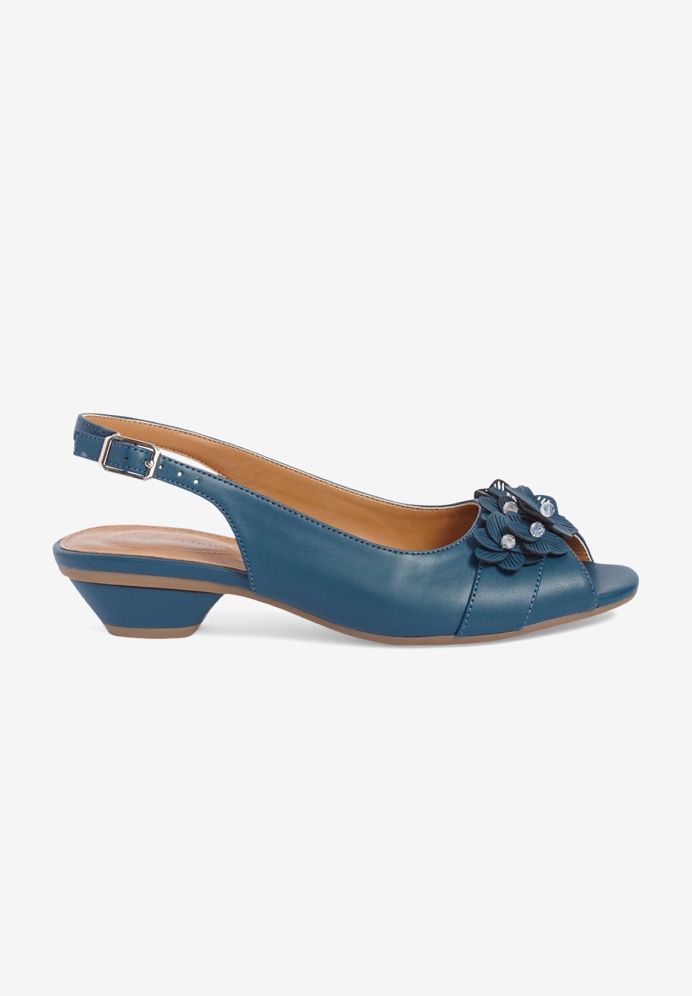 The Rider Leather-Like Slingback image number 3