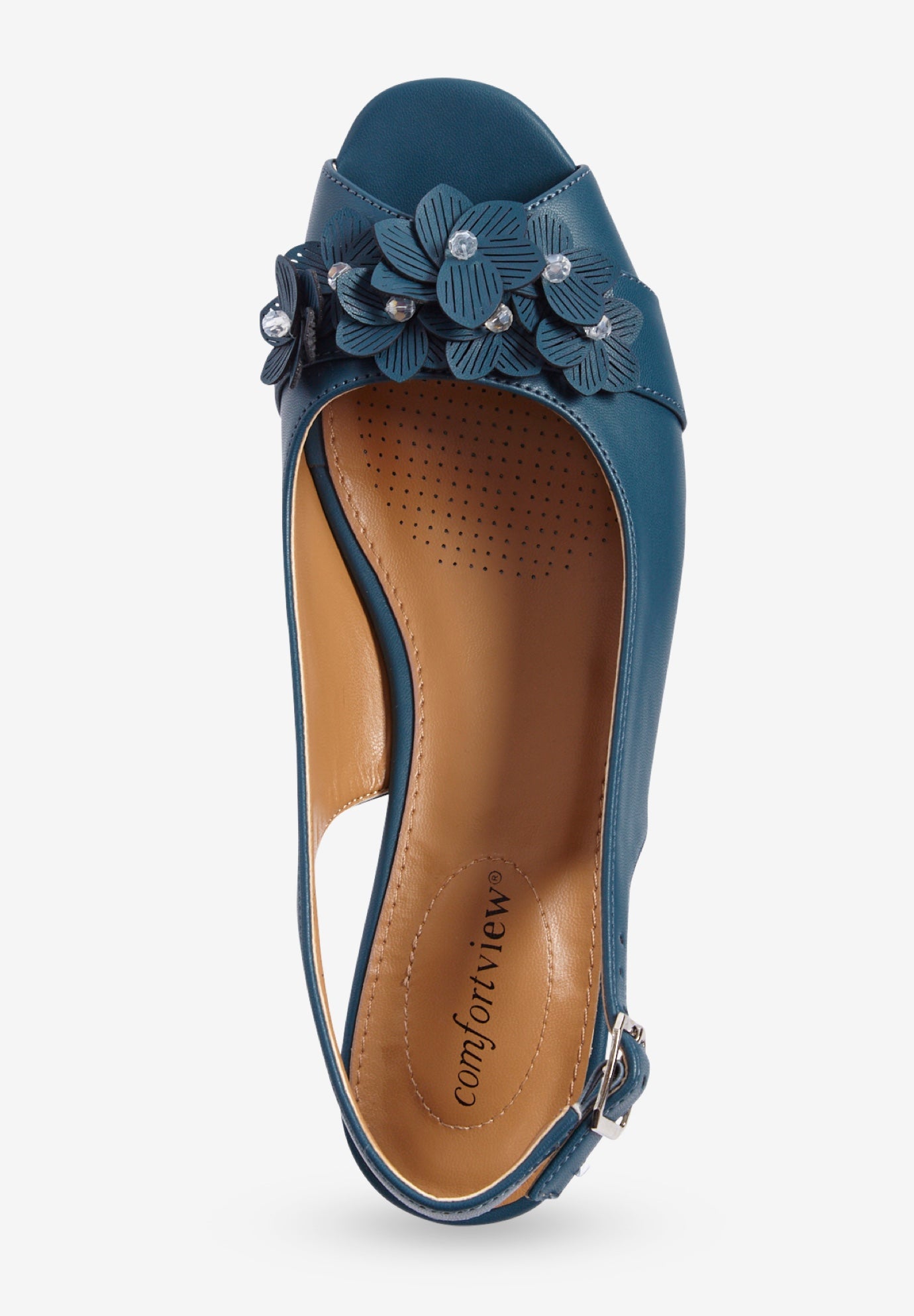 The Rider Leather-Like Slingback image number 4
