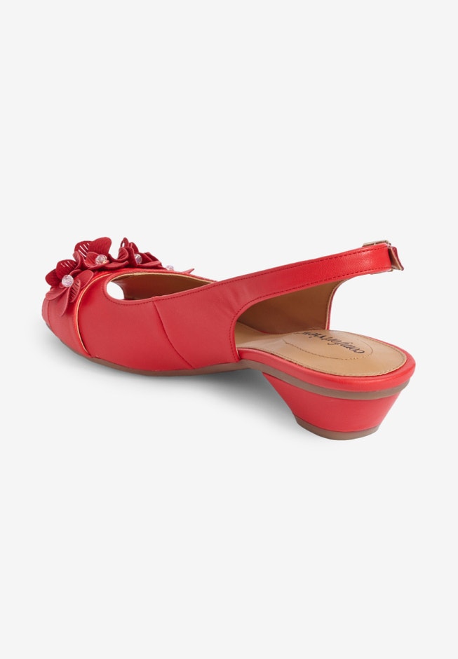 The Rider Leather-Like Slingback image number 1