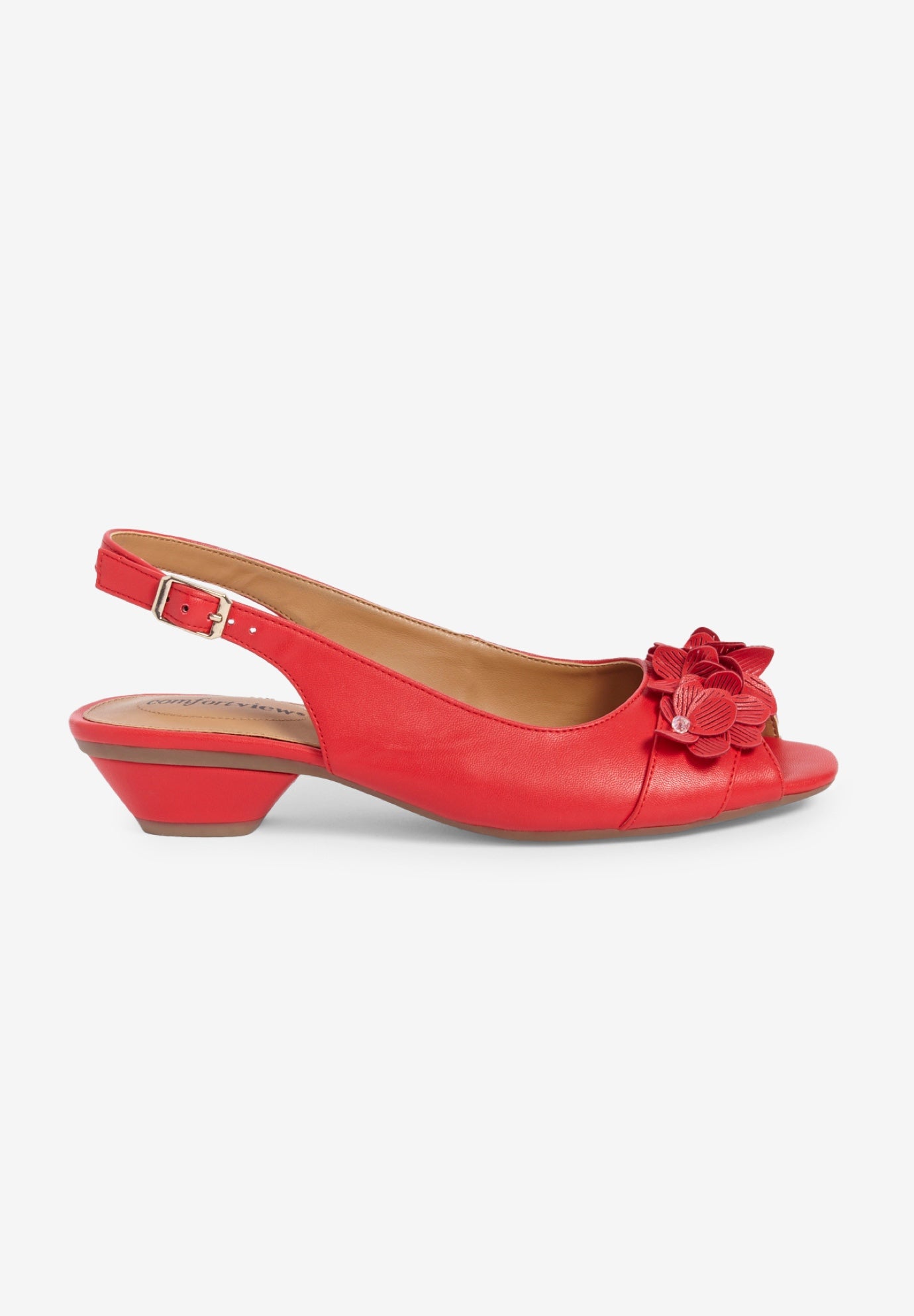 The Rider Leather-Like Slingback image number 3