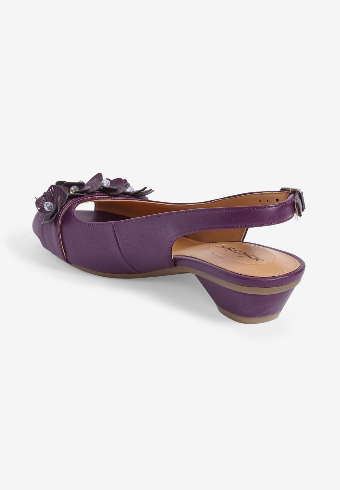 The Rider Leather-Like Slingback image number 1