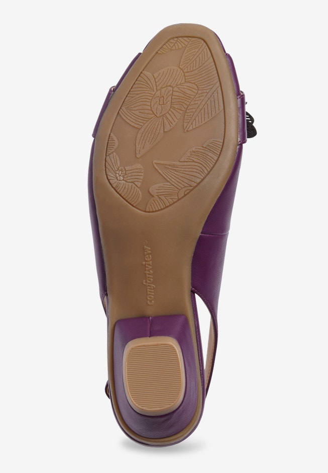 The Rider Leather-Like Slingback image number 2