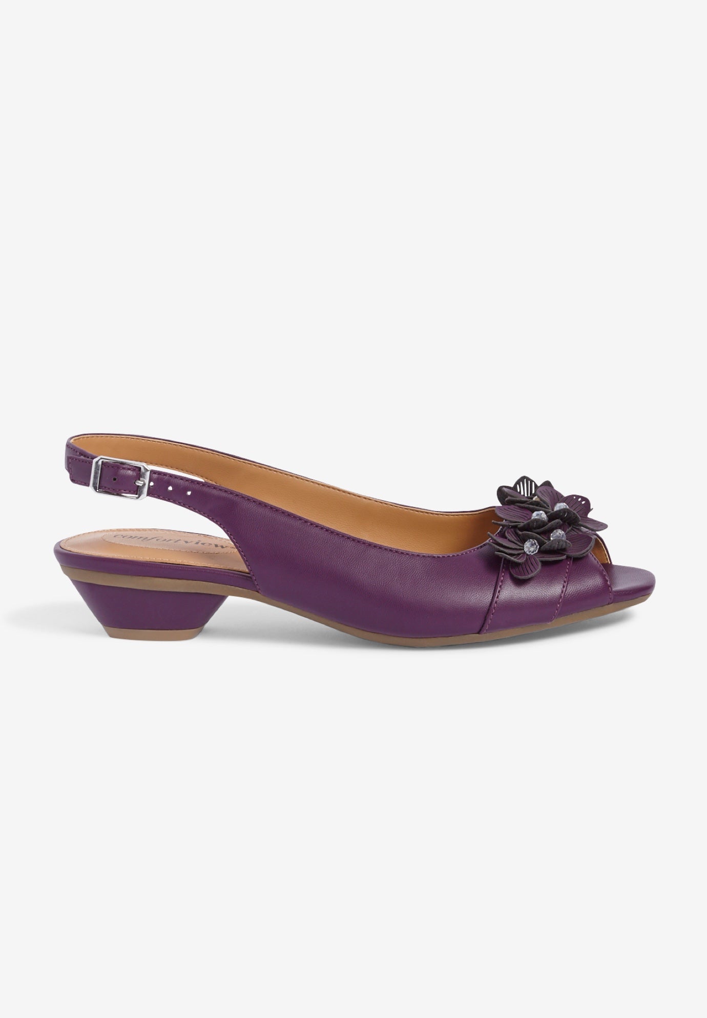 The Rider Leather-Like Slingback image number 3