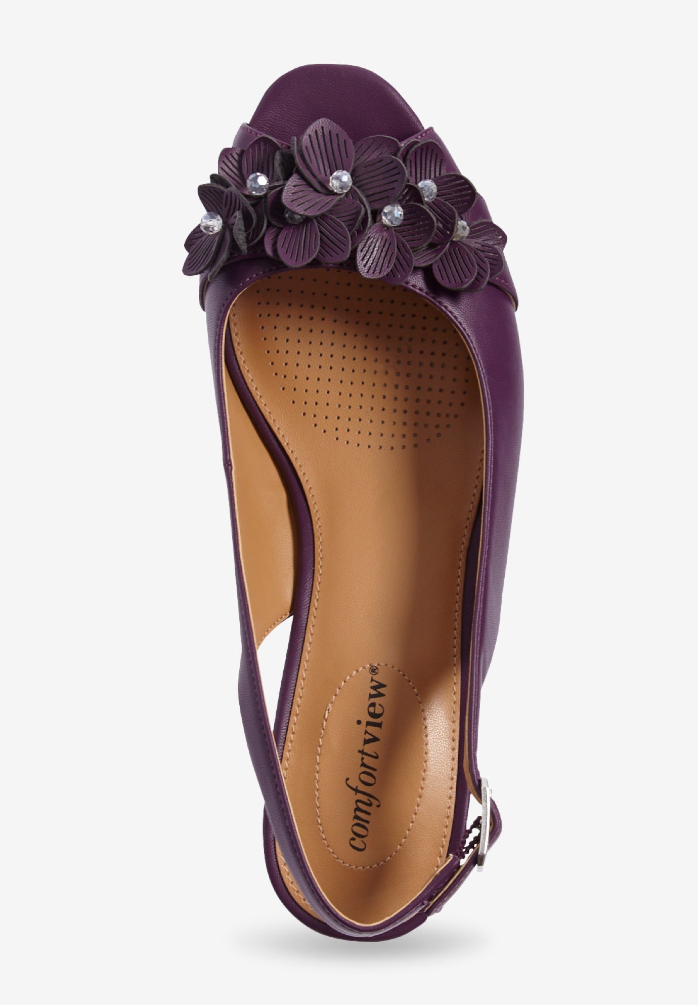 The Rider Leather-Like Slingback image number 4