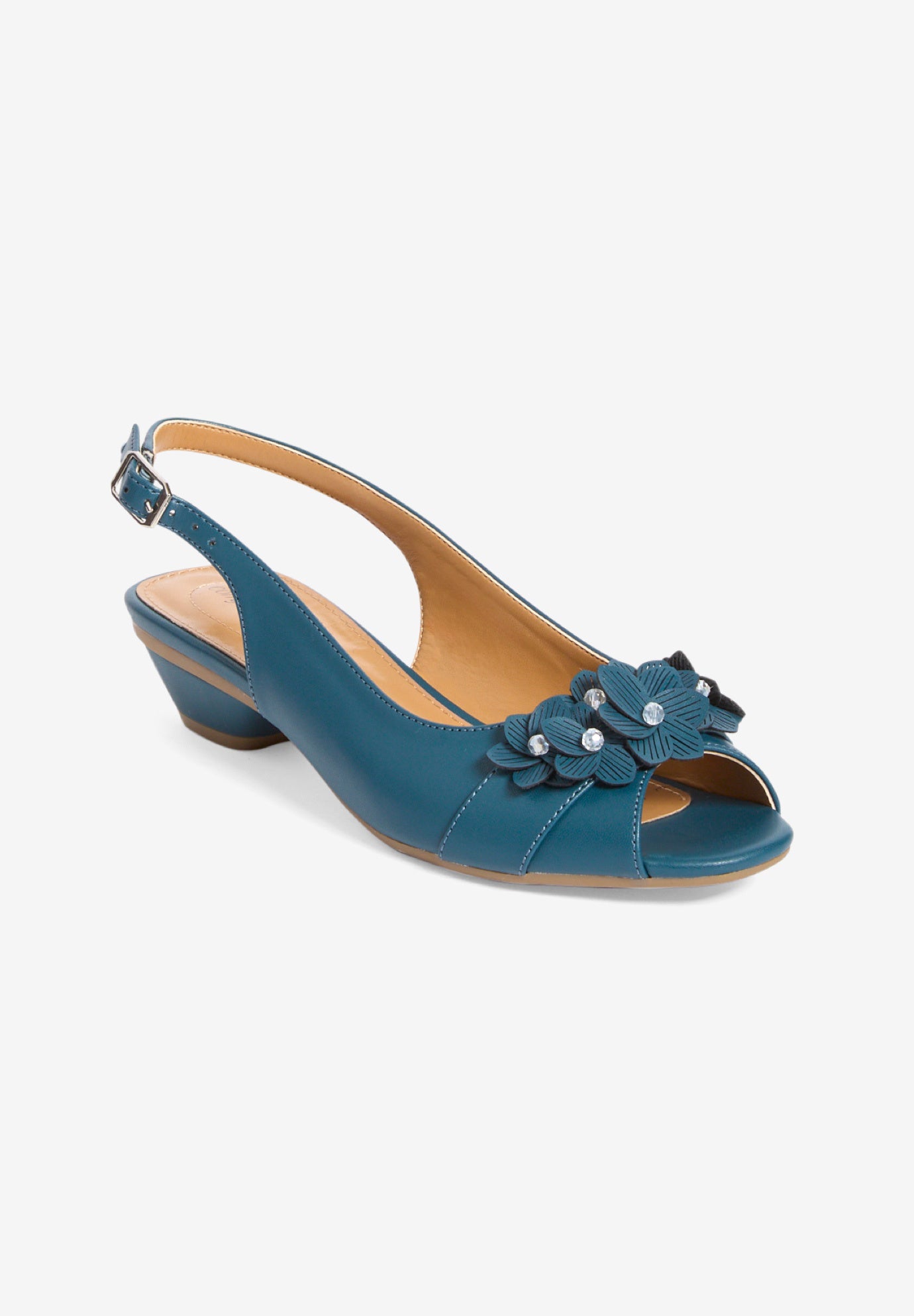 The Rider Leather-Like Slingback image number 0