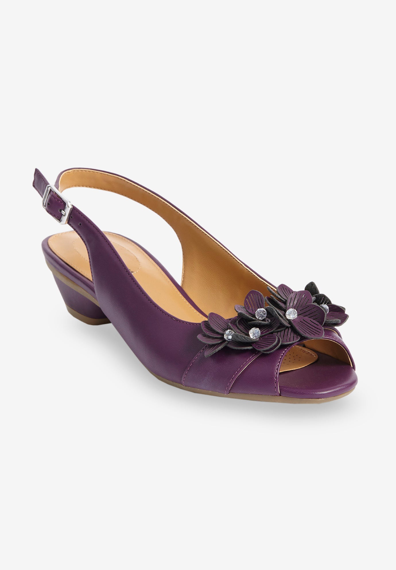 The Rider Leather-Like Slingback image number 0