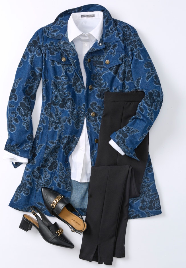 Long Denim Jacket image number 3