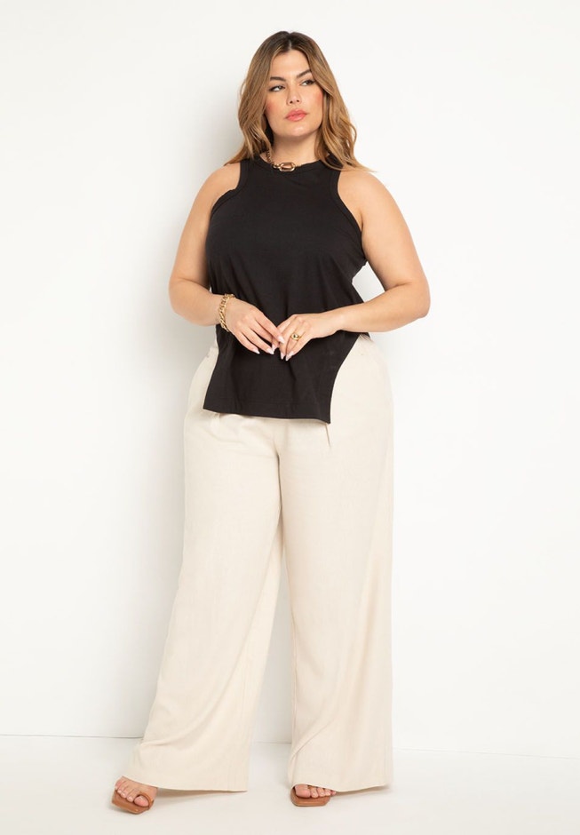 Scooped Hem Tank Top image number 2