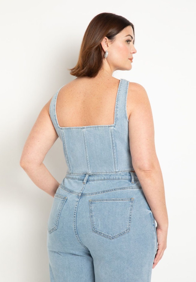 Denim Corset image number 1