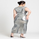 Sequin Dress With Cutout image number null