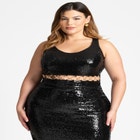 Sequin Dress W Hardware Detail image number null