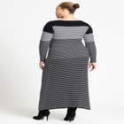 Striped Sweater Dress image number null