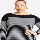 Striped Sweater Dress image number null