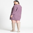 Mini Cable Sweater Dress image number null