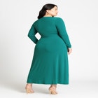 Button Detail Midi Dress image number null