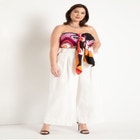 Tie Front Scarf Top image number null