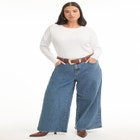 Ribbed Crewneck Top image number null