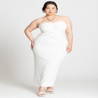 Sequin Column Maxi Skirt image number null