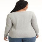 Ribbed Scoopneck Top image number null