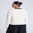 Contrast Placket Cardigan image number null