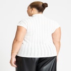 Sheer Stripe Sweater image number null