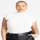 Sheer Stripe Sweater image number null