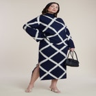 Intarsia Sweater Skirt image number null