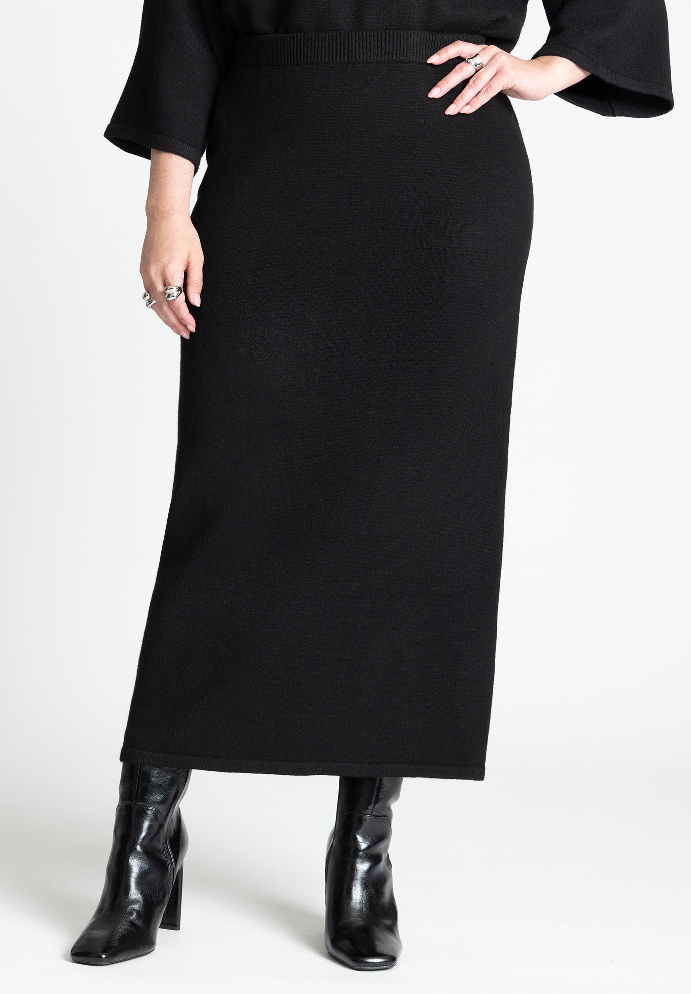Sweater Maxi Skirt image number 2