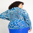 Sheer Button Up Blouse image number null