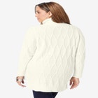 Cable Turtleneck Sweater image number null