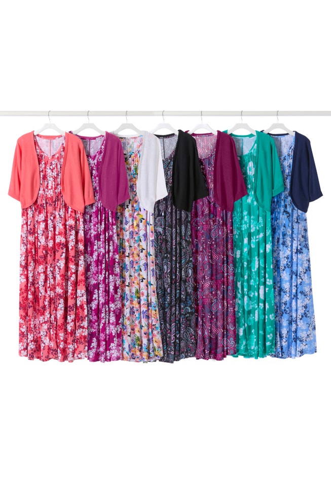 Pintucked Sleeveless Dress image number 4