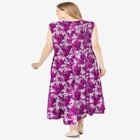 Pintucked Sleeveless Dress image number null