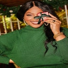 Tall Cuff Turtleneck Puff Sleeve Sweater image number null