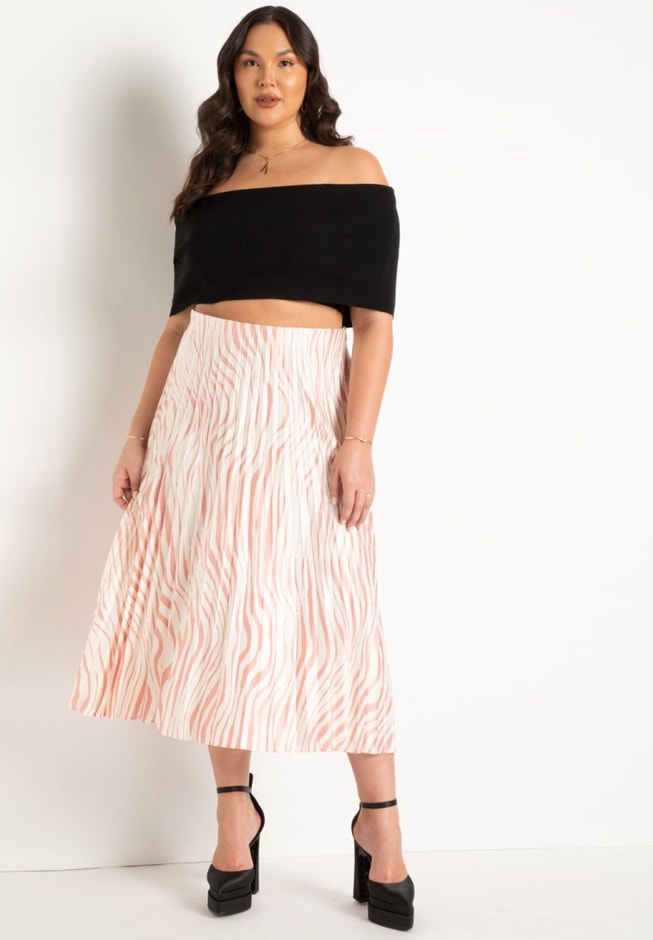 Off The Shoulder Sweater Tube Top image number 2