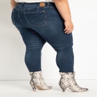 Gena Fit Peach Lift Distressed Skinny Jean image number null