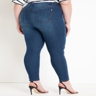 Classic Fit Peach Lift Button Fly Skinny Jean image number null