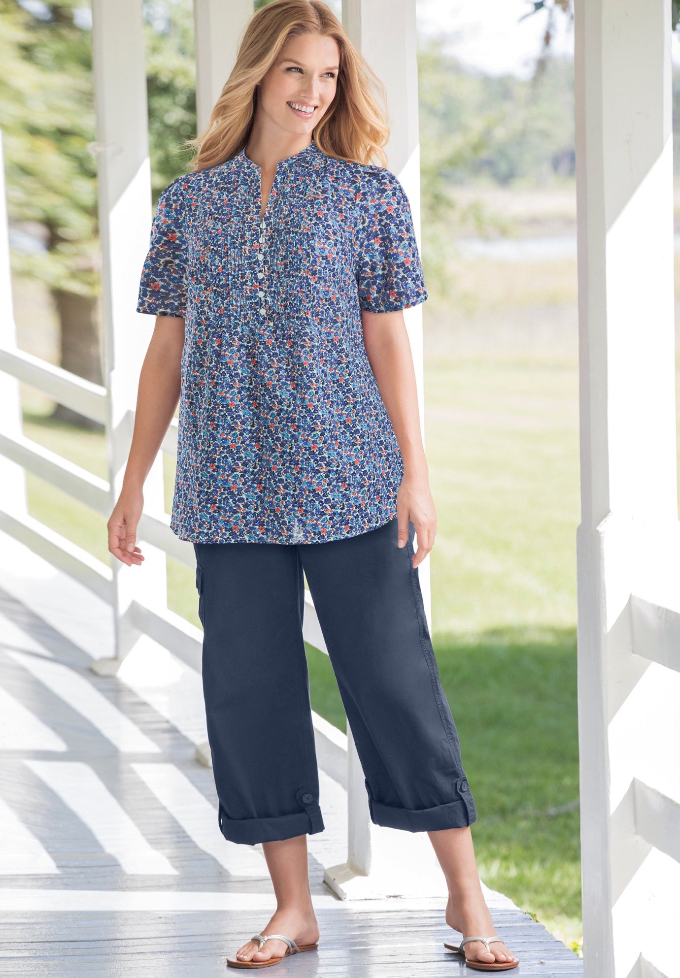 Convertible Length Cargo Pant/Capri image number 10