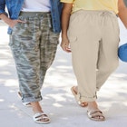 Convertible Length Cargo Pant/Capri image number null